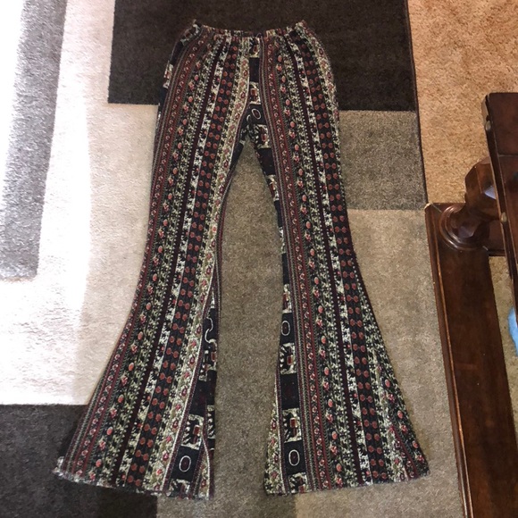 Anthropologie Pants - Anthropologie Anama knit boho bell bottom pants M